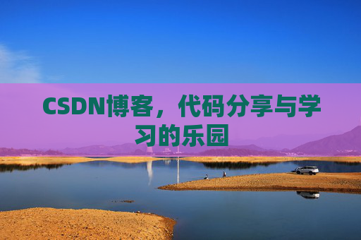 CSDN博客，代码分享与学习的乐园